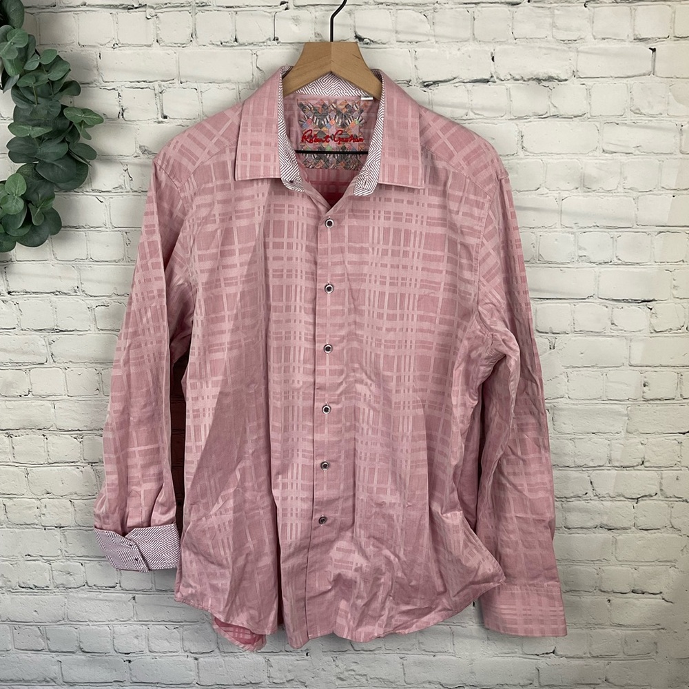 ROBERT GRAHAM Button Up Long Sleeve Shirt Size XL